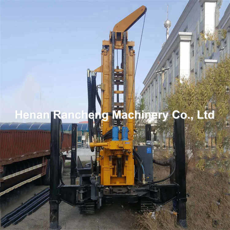 260m Deep Crawler Mounted Hydraulic Water Well Drill Rig RCF260C Mesin Pengeboran Sumur Air