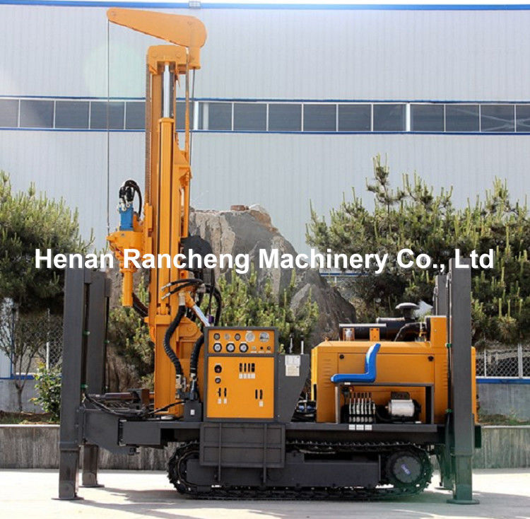 260m Deep Crawler Mounted Hydraulic Water Well Drill Rig RCF260C Mesin Pengeboran Sumur Air