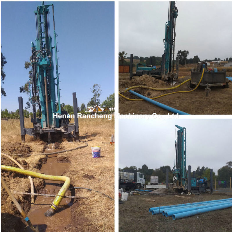 Mesin Pengeboran Lubang Crawler 280m Dengan Kompresor Udara Rig Pengeboran Air