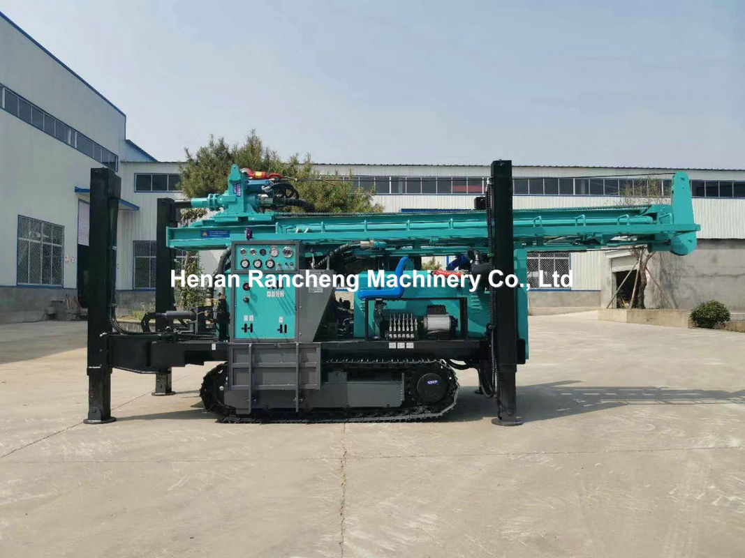 Mesin Pengeboran Lubang Crawler 280m Dengan Kompresor Udara Rig Pengeboran Air
