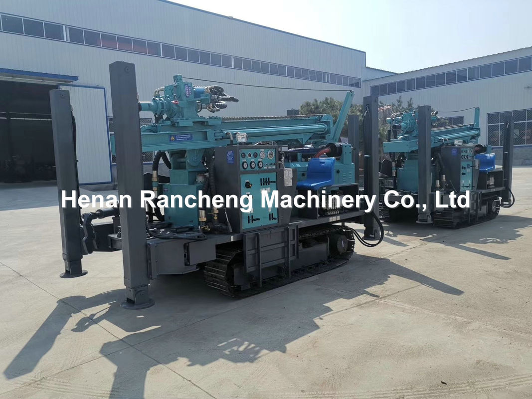 300m Bore Depth Air Well Crawler Type Drilling Rig Machine 85KW Mesin Yuchai