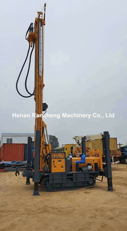 RCF350C Hydraulic Crawler Water Well Drilling Rig dengan kedalaman pengeboran maksimum 350 meter