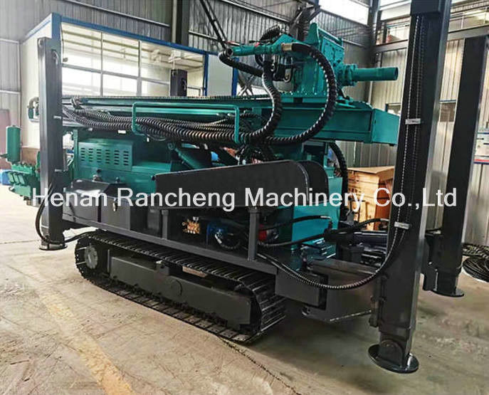 450m Kedalaman 350mm Diameter Multi Fungsi Pengeboran Rig Dengan 103KW Weichai Mesin 6 Silinder