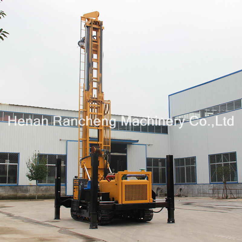 500m Crawler tipe Hydraulic Pneumatic Deep Water Well Borehole Drill Mesin