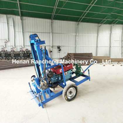 Mesin Pengeboran Sumur Air Portable yang Kuat untuk kedalaman pengeboran 150m dan diameter 450mm