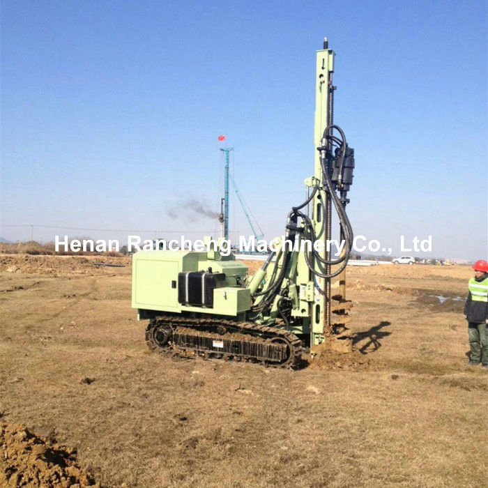 84kw Peralatan Pengemudi Tumpukan Daya Surya 20 - 100m kedalaman Bor 90 - 300mm Bore Dia