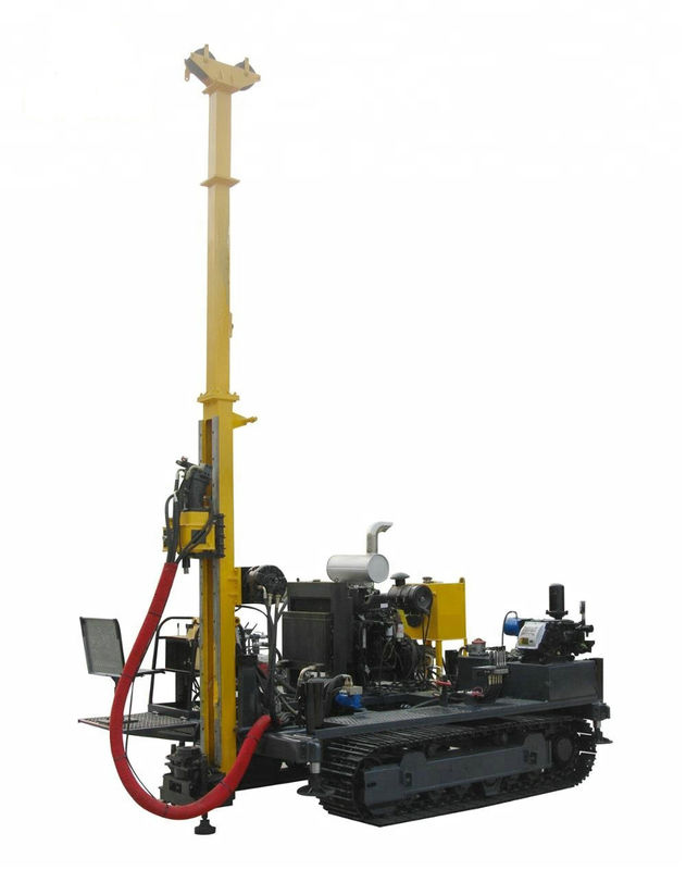 BQ NQ HQ Pengeboran Dia Core Mesin Pengeboran bawah tanah 100HP Mesin Diesel 400m kedalaman