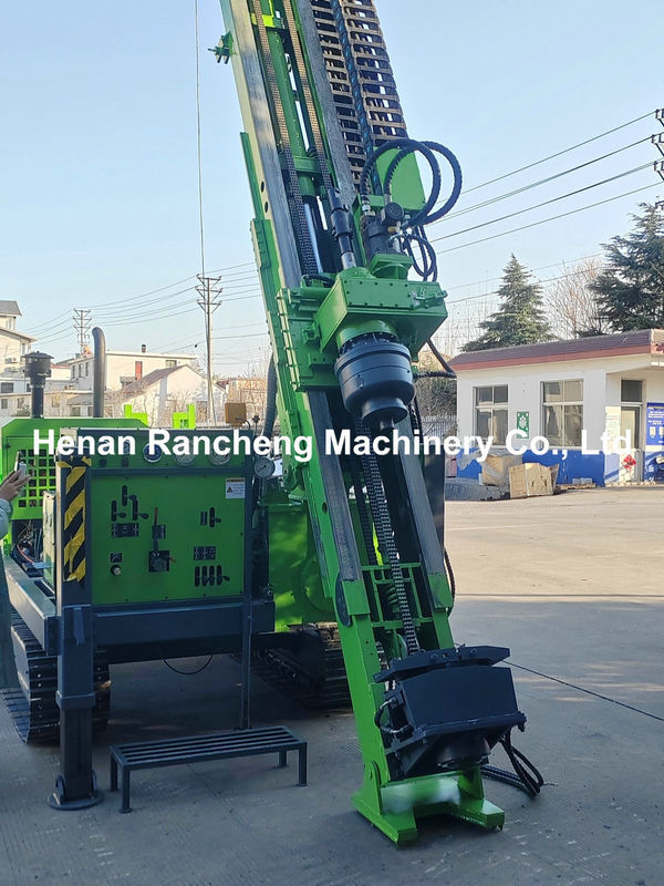 1200m kedalaman Full Hydraulic Core Drilling Rig Dengan Mesin Yuchai 6 Silinder 92KW