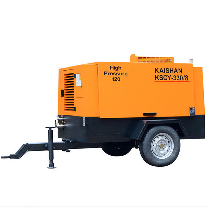 9. 2m3 / min Kapasitas Pengeboran Kompresor Udara Yuchai 88KW 8bar Tekanan Kerja