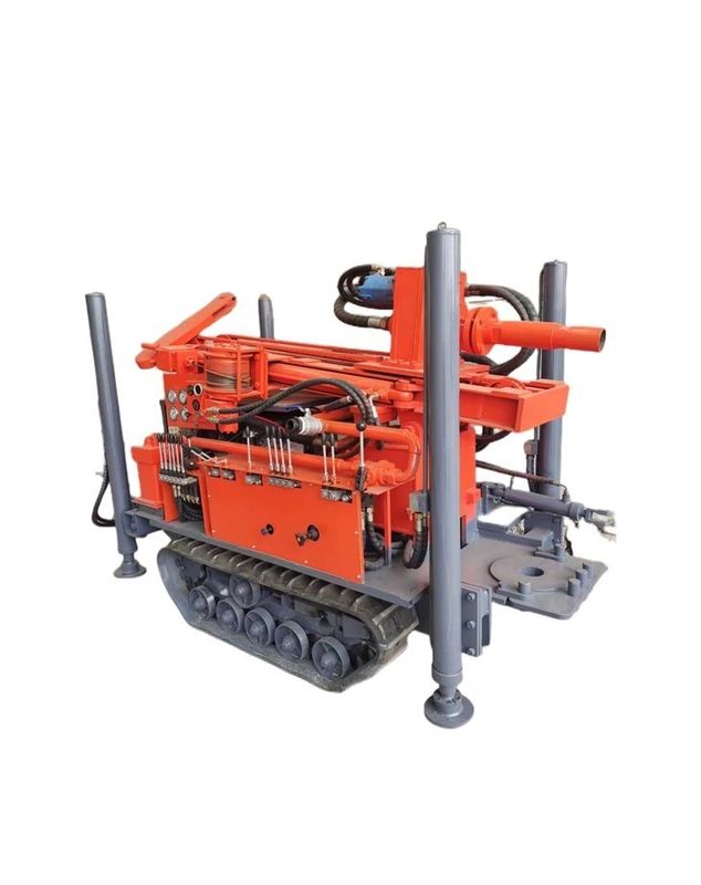 Mesin Pengeboran Sumur Air 180m 77.3KW Mesin Crawler Rig Pengeboran Sumur Air