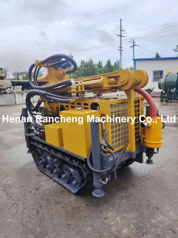 150m Deep Mini Portable Crawler Water Well Drilling Machine Untuk Proyek Pengeboran Air
