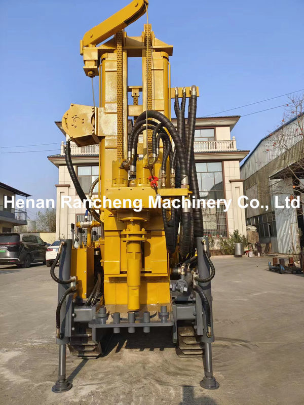 150m Deep Mini Portable Crawler Water Well Drilling Machine Untuk Proyek Pengeboran Air