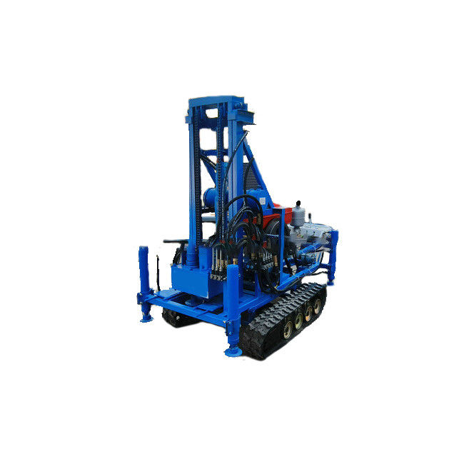 Mesin Pengeboran Sumur Air Portable Rubber Crawler 22HP Motor Diesel 150m kedalaman