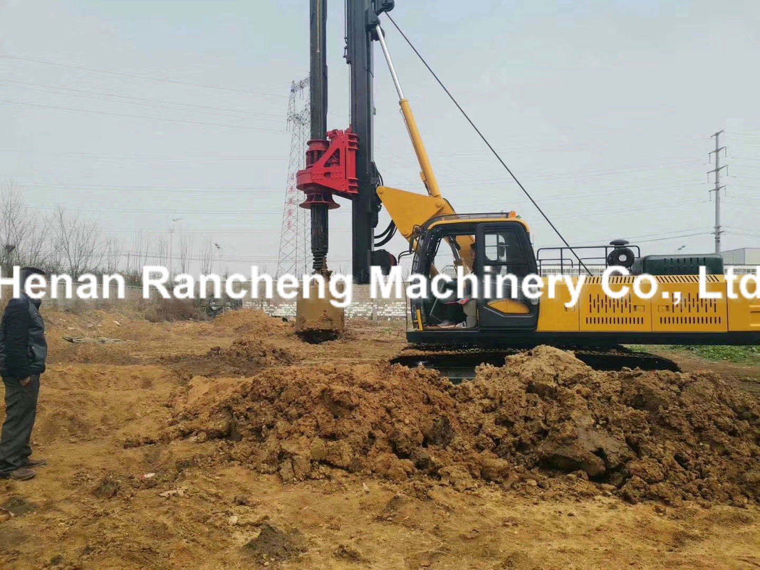 Peralatan Teknik RCQ530 Rotary Drilling Rig Crawler Type Machine