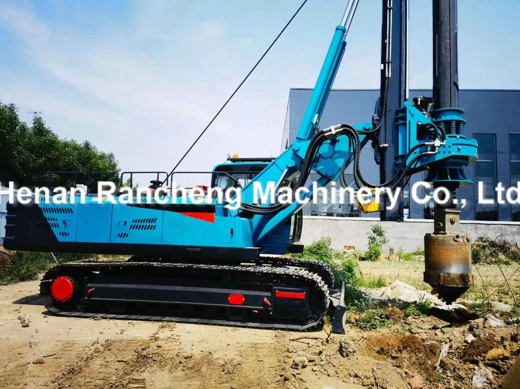 Peralatan Teknik RCQ530 Rotary Drilling Rig Crawler Type Machine