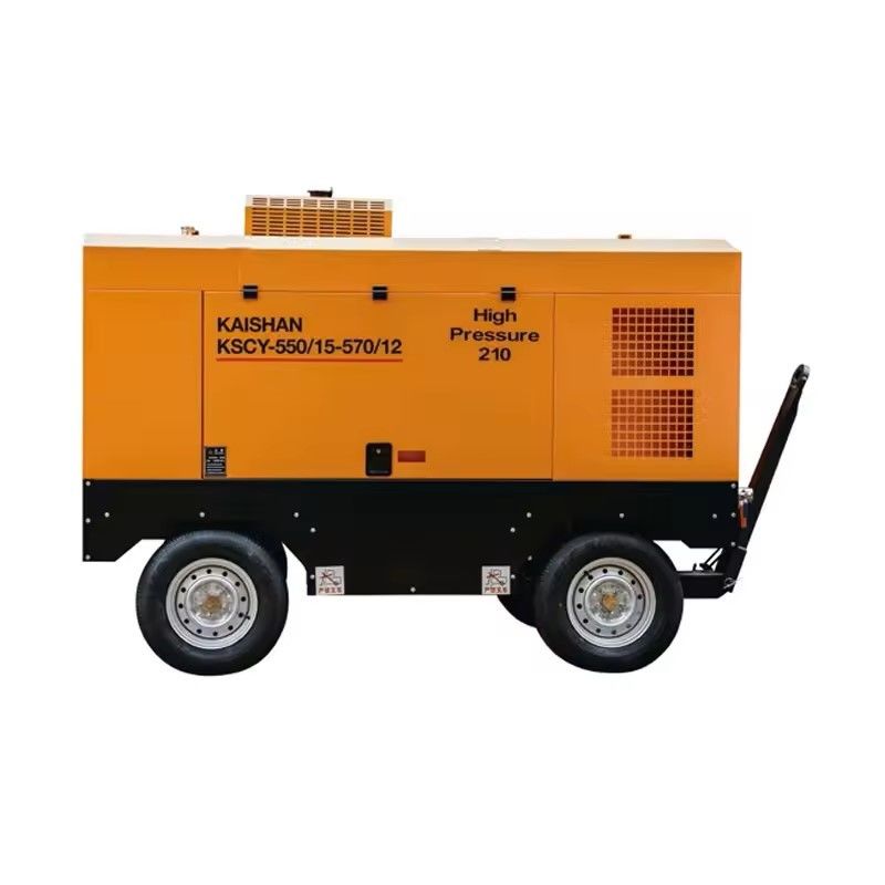Turbocharged Impact Drilling Air Compressor 140KW 1.2Mpa / 1.5Mpa Tekanan Kerja