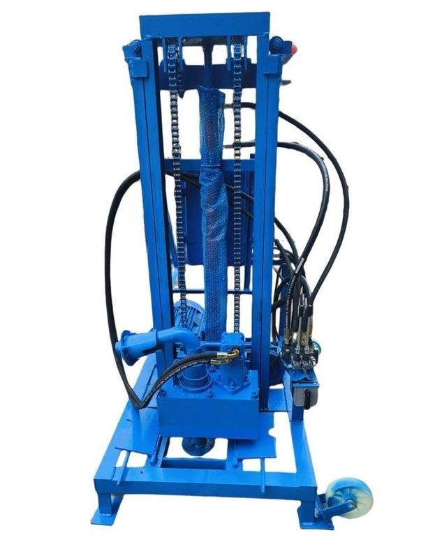 Mesin Pengeboran Sumur Air Portable Kecil 11KW 1500mm Drill Rod Dia 150m Bor Deep