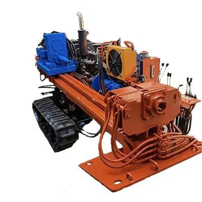 62KW Mesin Diesel Mini Pengeboran Rig HDD Hydraulic Air Well Pengeboran Rig 2.2t
