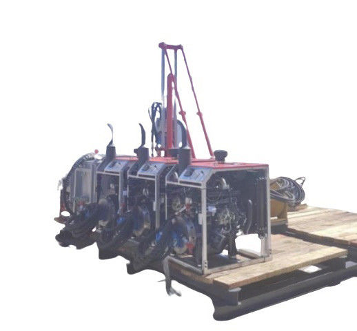 42KW Core Drilling Rig Small Diamond Core Drill Rig Dengan 0-1200rpm Top Drive Rotation Head And 700KGS Lifting Force