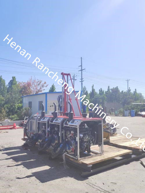 Portable Hydraulic Core Drilling Rig Core Drilling Machine Untuk Pengangkutan Dan perakitan yang Mudah
