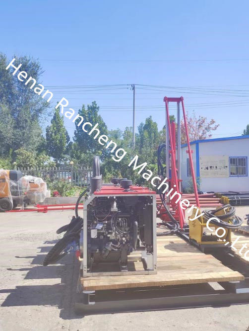 100-240RPM Winch Rated Rotary Speed Small Core Drilling Rig Portable Core Drilling Equipment untuk Pengeboran Intensity