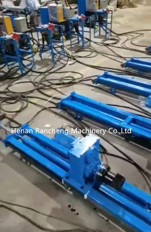 40-60m Split Type Hydraulic Anchor Drilling Rig Dengan Daya Motor Listrik 7.5KW