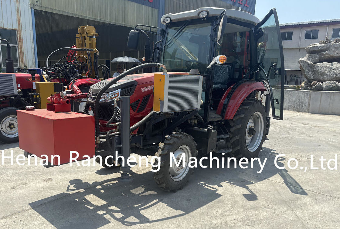 260m Full Hydraulic Trailer Mounted Water Well Boring Hole Drilling Rig Machine Untuk Lumpur Dan Udara Borli