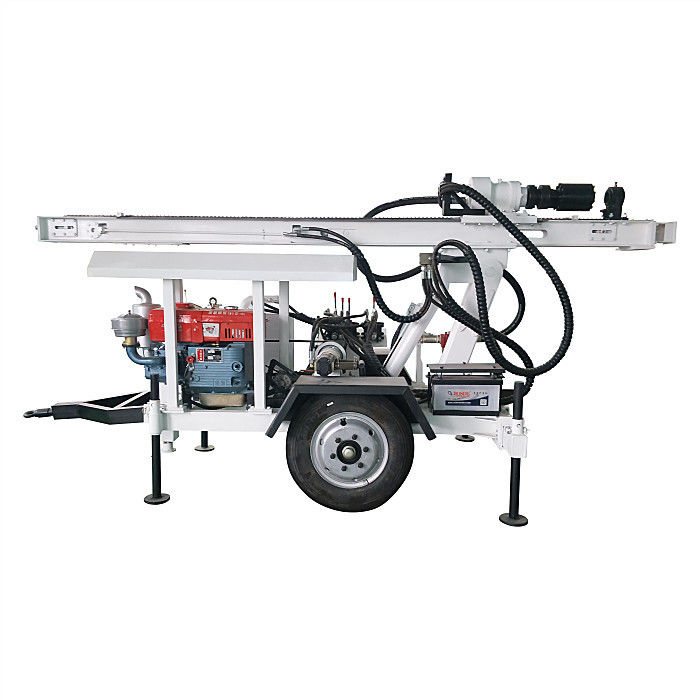 RC120W Mesin Pengeboran Sumur Air Kecil Cocok untuk pengeboran dengan palu dan rotary down-the-hole