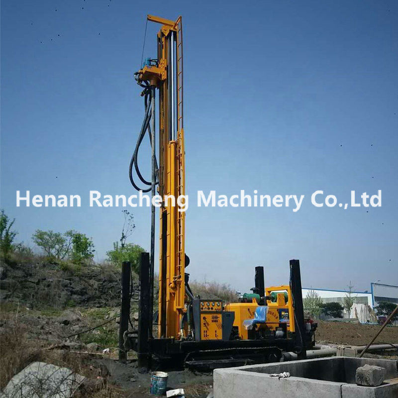 Crawler Mounted RCF350C 350m Deep Water Well Drilling Rig Hydraulic Easy-Operation Water Well Drilling Machine Mesin pengeboran sumur air