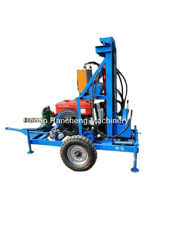 150m kedalaman pengeboran Mesin pengeboran sumur air portabel dengan diameter lubang 450mm