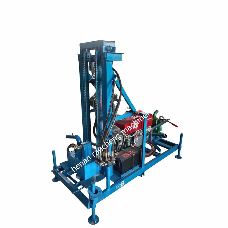 Performa Tinggi Portable Water Well Drilling Rig 150m kedalaman & 450mm diameter lubang