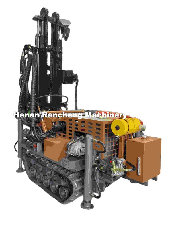 150m Deep Mini Portable Crawler Water Well Drilling Machine Untuk Proyek Pengeboran Air