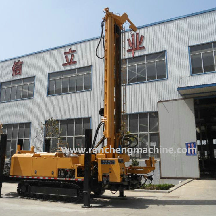 RCF800C 800m Pengeboran Rig Cummins Mesin Steel Crawler Jenis Well Pengeboran Rig