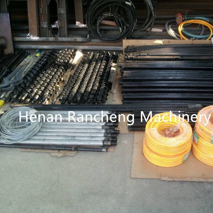 100-150m kedalaman 75mm-130mm Diameter Core Rig Dengan 10.6KW 15HP Changchai