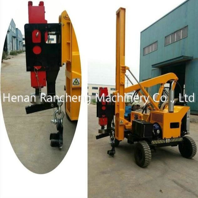 Pengemudi Tumpukan Surya Dengan Mesin 39KW 170 Cm Kedalaman Pengeboran 2600 Mm Tinggi Tumpukan