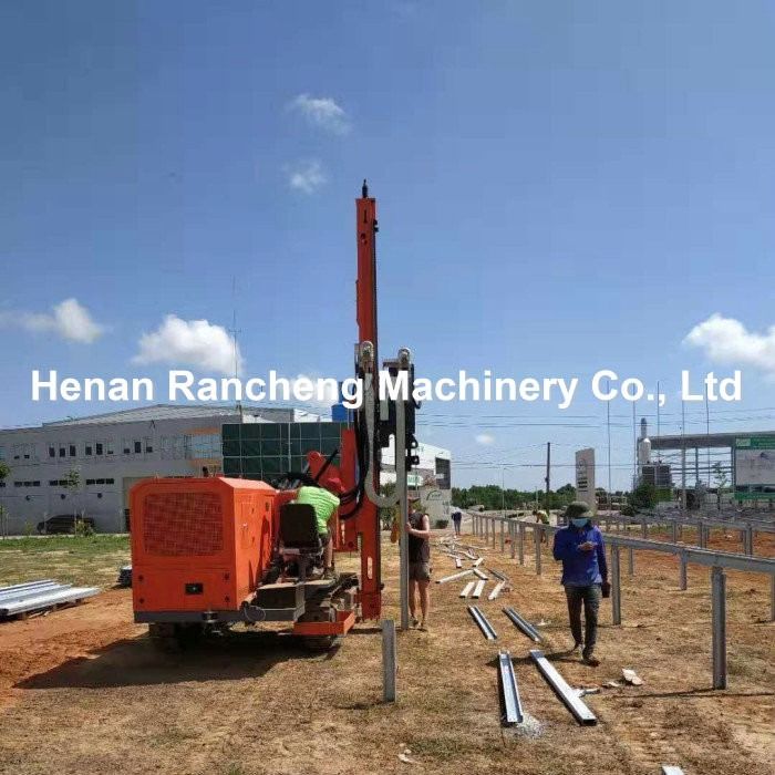 Hydraulic Drilling Rig Quotation RC260Y Model Baik Rotary Drilling Dan Ramming Ramming Head Untuk Max 6m Ramming Pipe