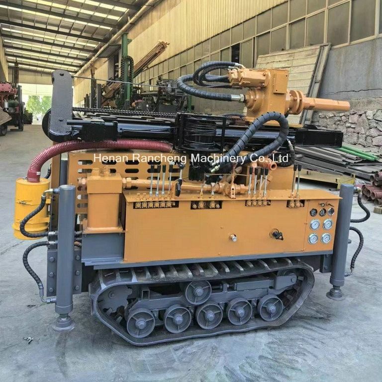 150m kedalaman Mesin pengeboran sumur air hidrolik 90-300mm Diameter Dengan kekuatan angkat 12T