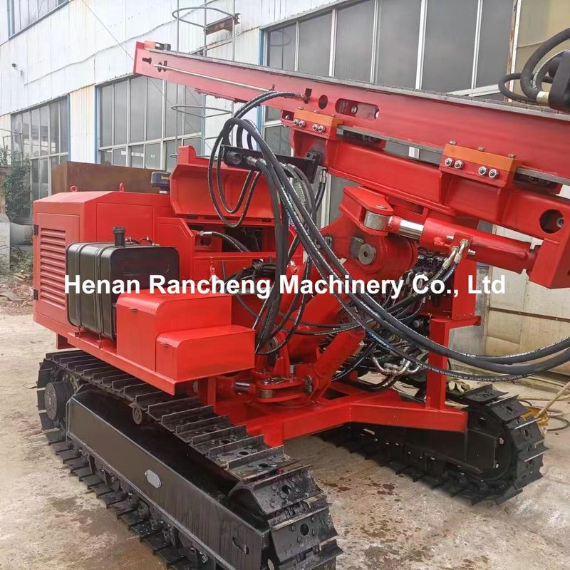 RC130Y Micro Pile Rig 400mm Bore Diameter Air Well Auger Pile DTH Pengeboran