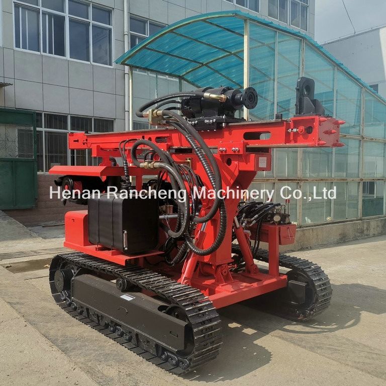 RC130Y Micro Pile Rig 400mm Bore Diameter Air Well Auger Pile DTH Pengeboran