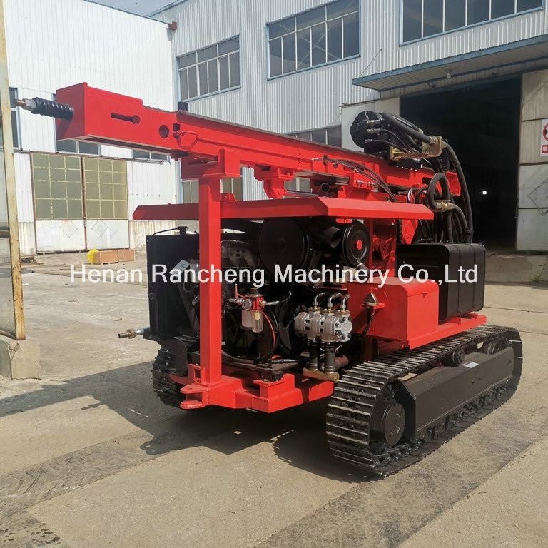 RC130Y Micro Pile Rig 400mm Bore Diameter Air Well Auger Pile DTH Pengeboran