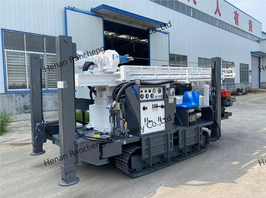 Mesin Pengeboran Sumur Air kedalaman 1000m 105mm - 800mm Dia 179KW Rig Pengeboran sumur dalam