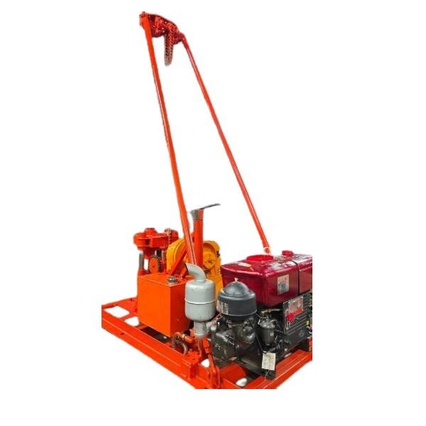 150m Portable Hydraulic Core Drilling Rig Machine Dengan 10,6KW 15HP Changchai