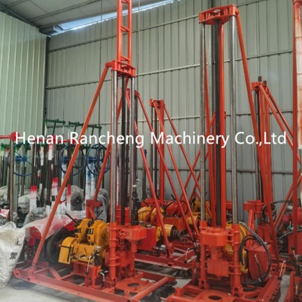 150m Portable Hydraulic Core Drilling Rig Machine Dengan 10,6KW 15HP Changchai