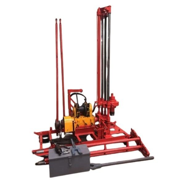 150m Portable Hydraulic Core Drilling Rig Machine Dengan 10,6KW 15HP Changchai