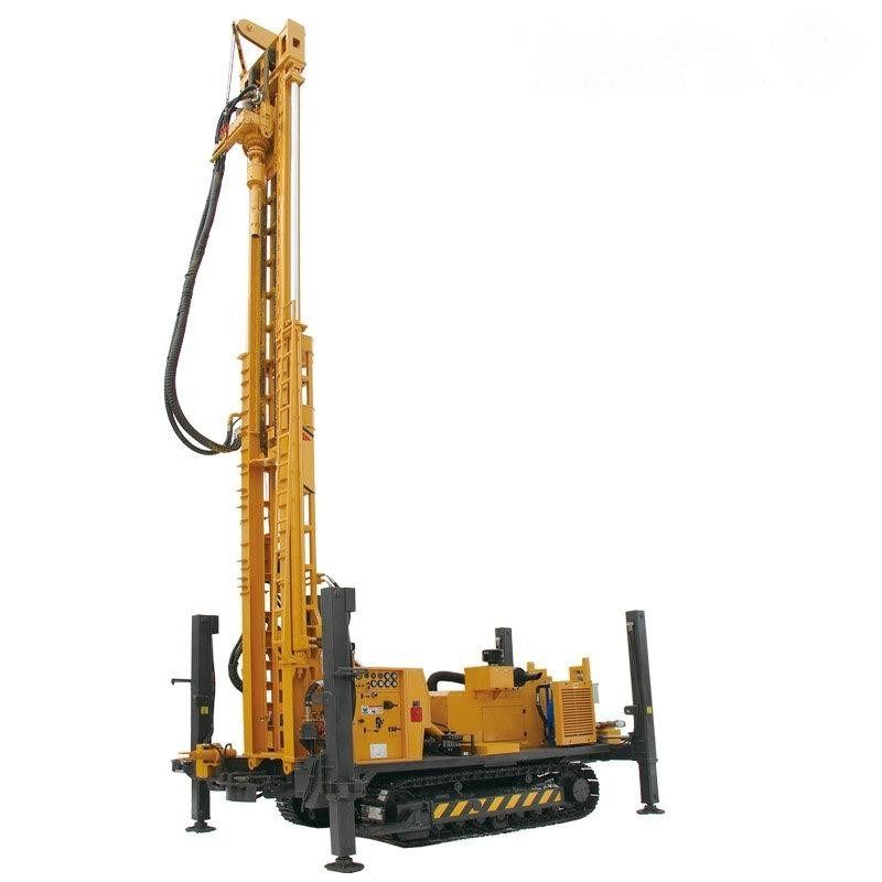 Deep Water Well Portable Drill Rig 1000m Exploration Geotechnical Machinery 194KW Mesin Cummins