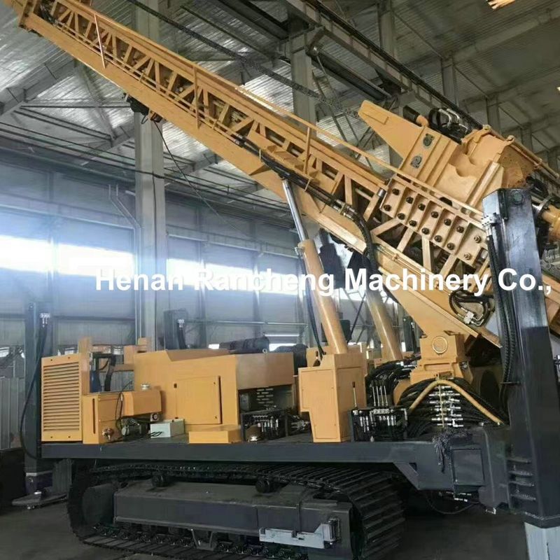 Kedalaman 1000m Air dalam sumur Rig Eksplorasi Mesin Geoteknik Dengan 194KW Cummins Mesin