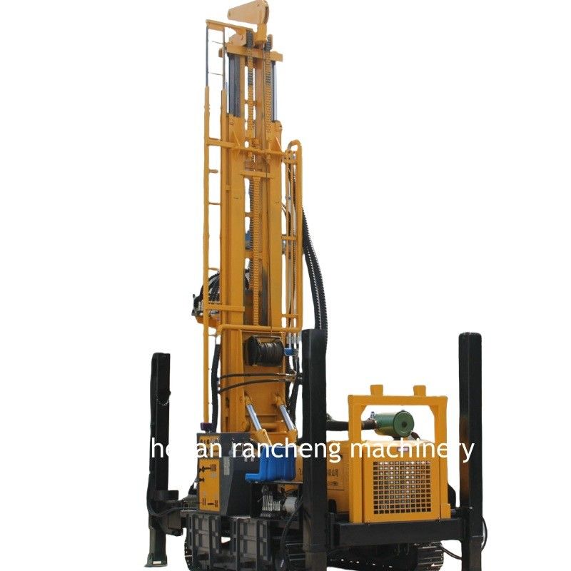 Kedalaman 1000m Air dalam sumur Rig Eksplorasi Mesin Geoteknik Dengan 194KW Cummins Mesin