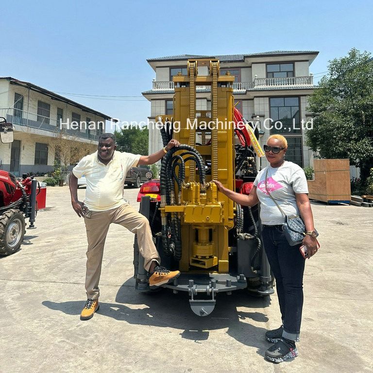 Mesin Pengeboran Terpasang Traktor Mampu Membor 200m Kedalaman Air Tambang Pengeboran Rig