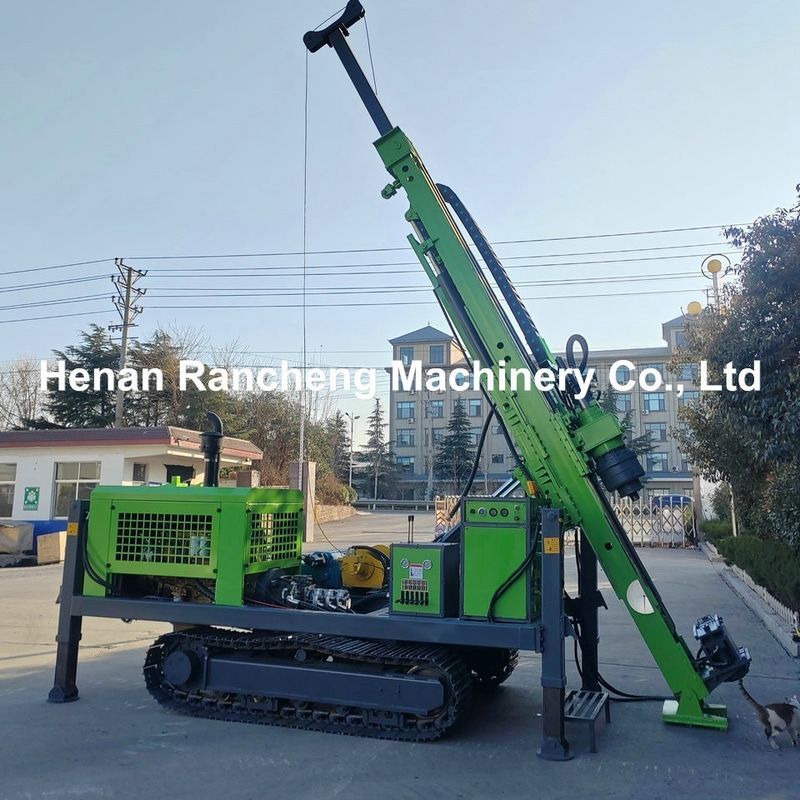 Max Bor kedalaman 1200m Full Hydraulic Core Pengeboran Rig Dengan 92KW Mesin Diesel
