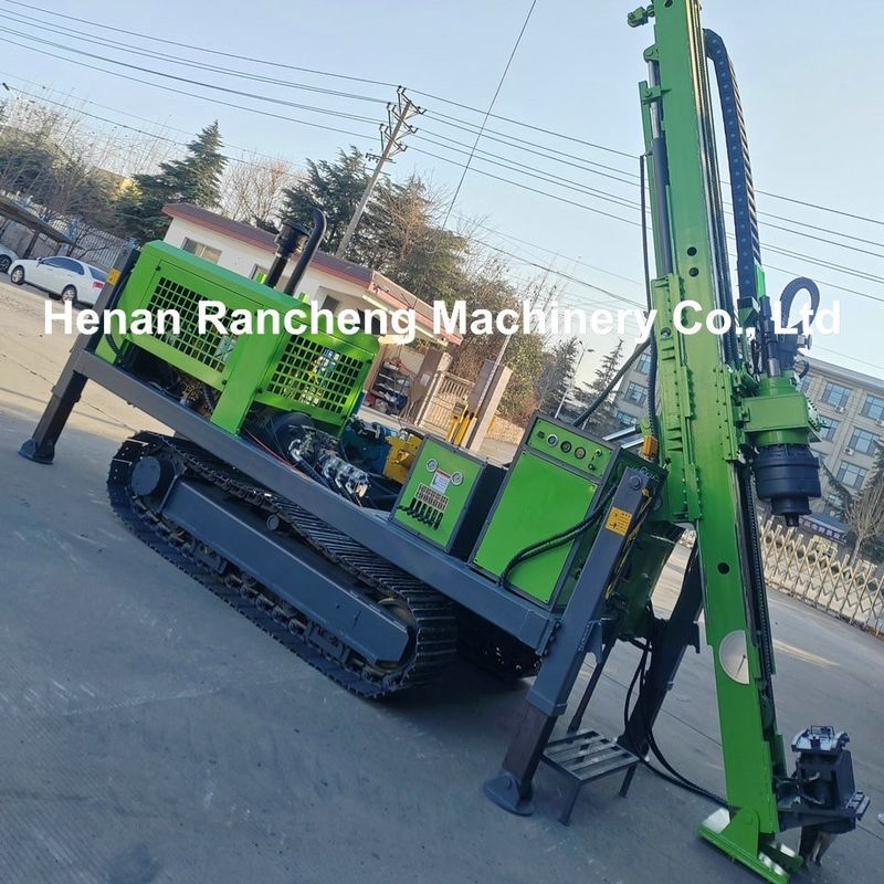Max Bor kedalaman 1200m Full Hydraulic Core Pengeboran Rig Dengan 92KW Mesin Diesel